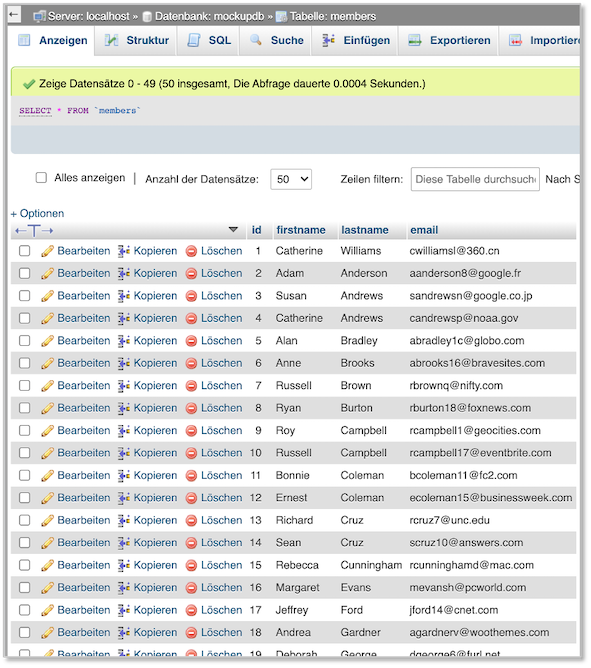 phpmyadmin