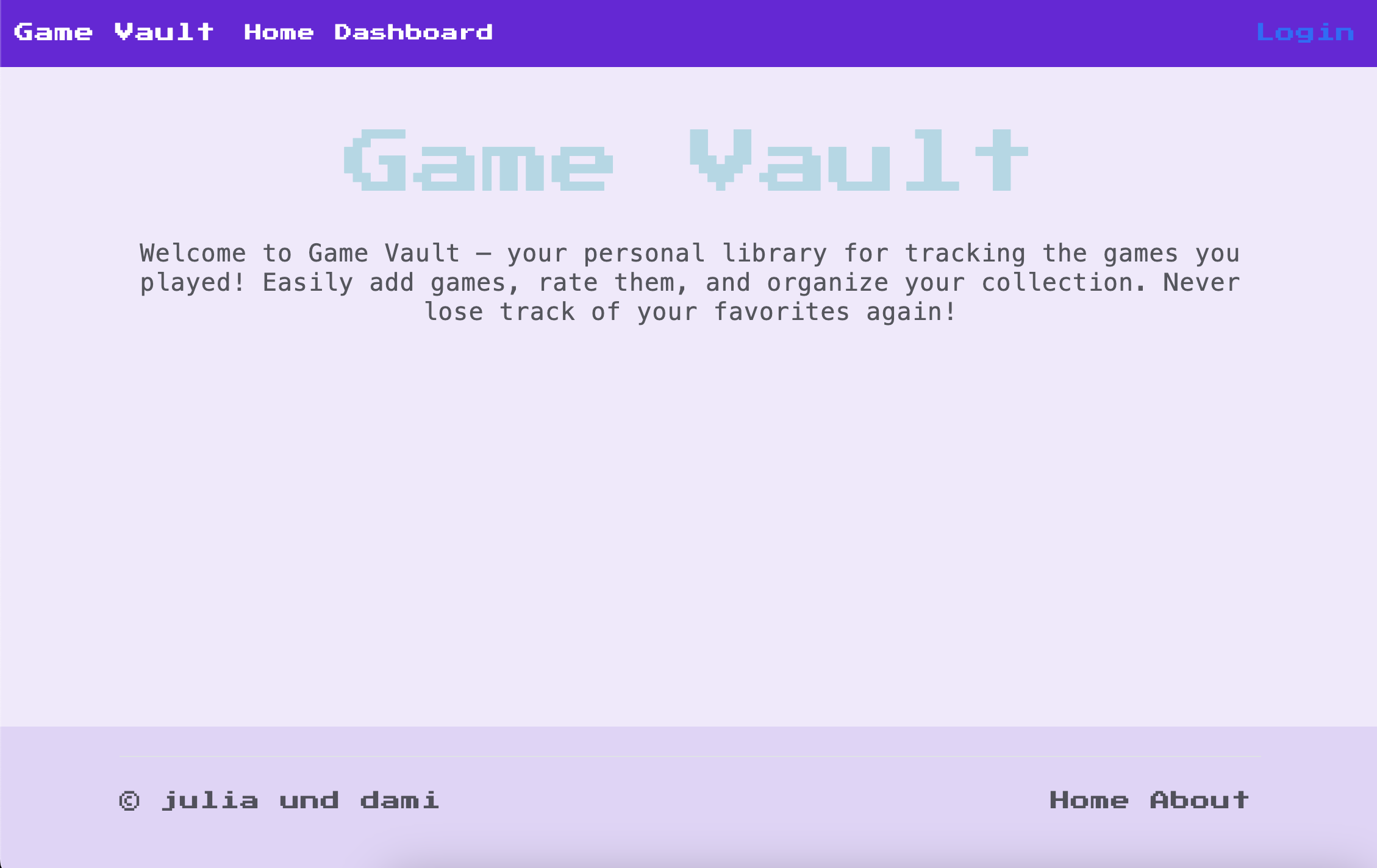 Game Vault Screenshot